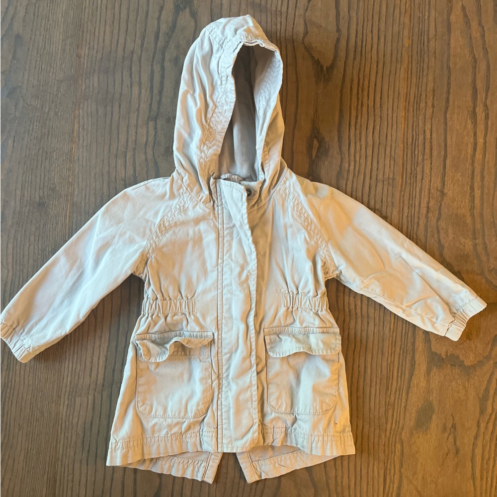 Toddler Zip Front Trench Coat